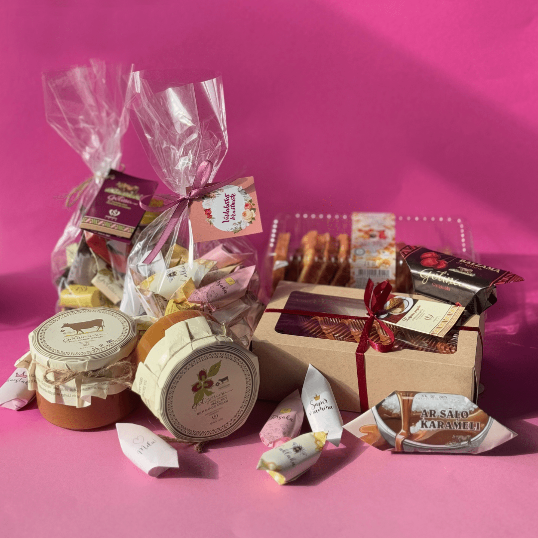 Dāvana krustmātei - Gardumu grozs