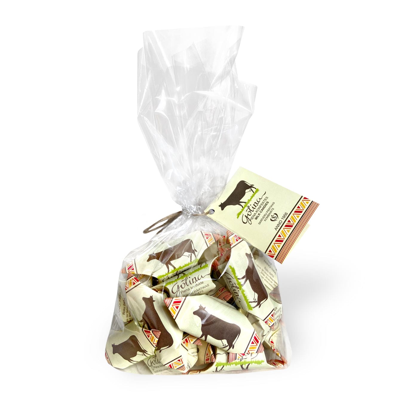 Konfektes "Gotiņa" klasiskās, 500g (PACUKUROJUŠĀS)