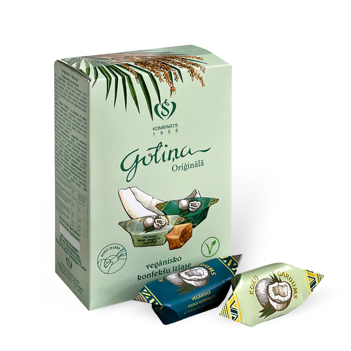 "Gotiņa" Oriģinālā - vegānisko konfekšu izlase, 140g