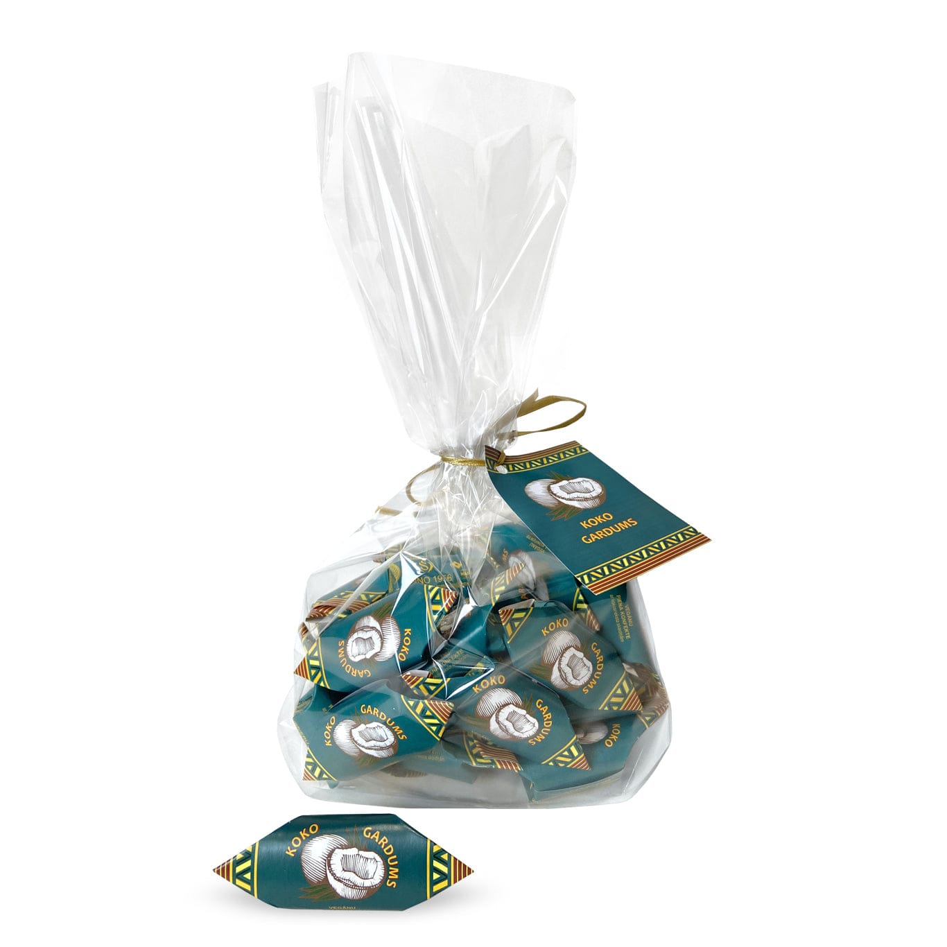 Vegāniskās konfektes "Koko Gardums" ar kokosriekstu skaidiņām, 500g