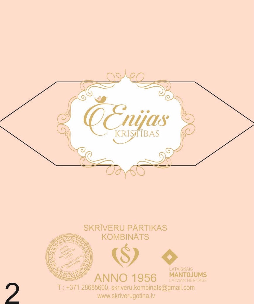 Personalizētas konfektes kristībām