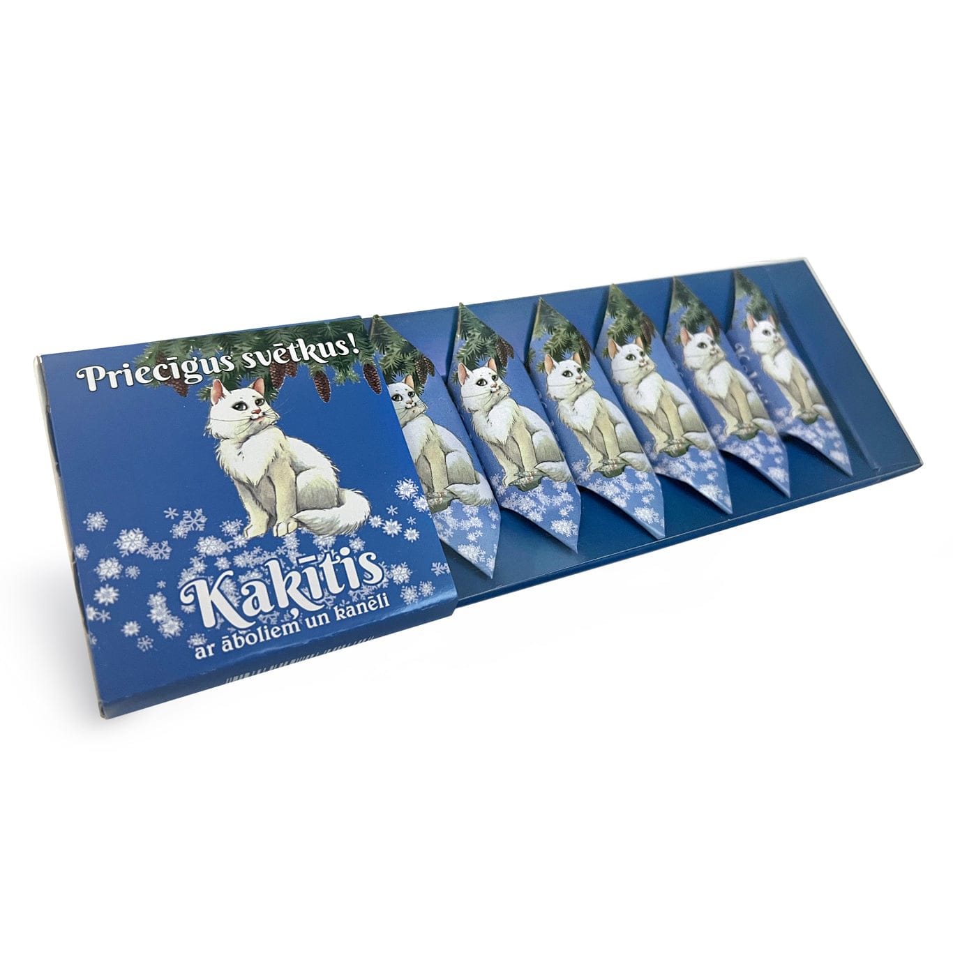 Dāvanu komplekts "Kaķītis" ar āboliem un kanēli, 150g